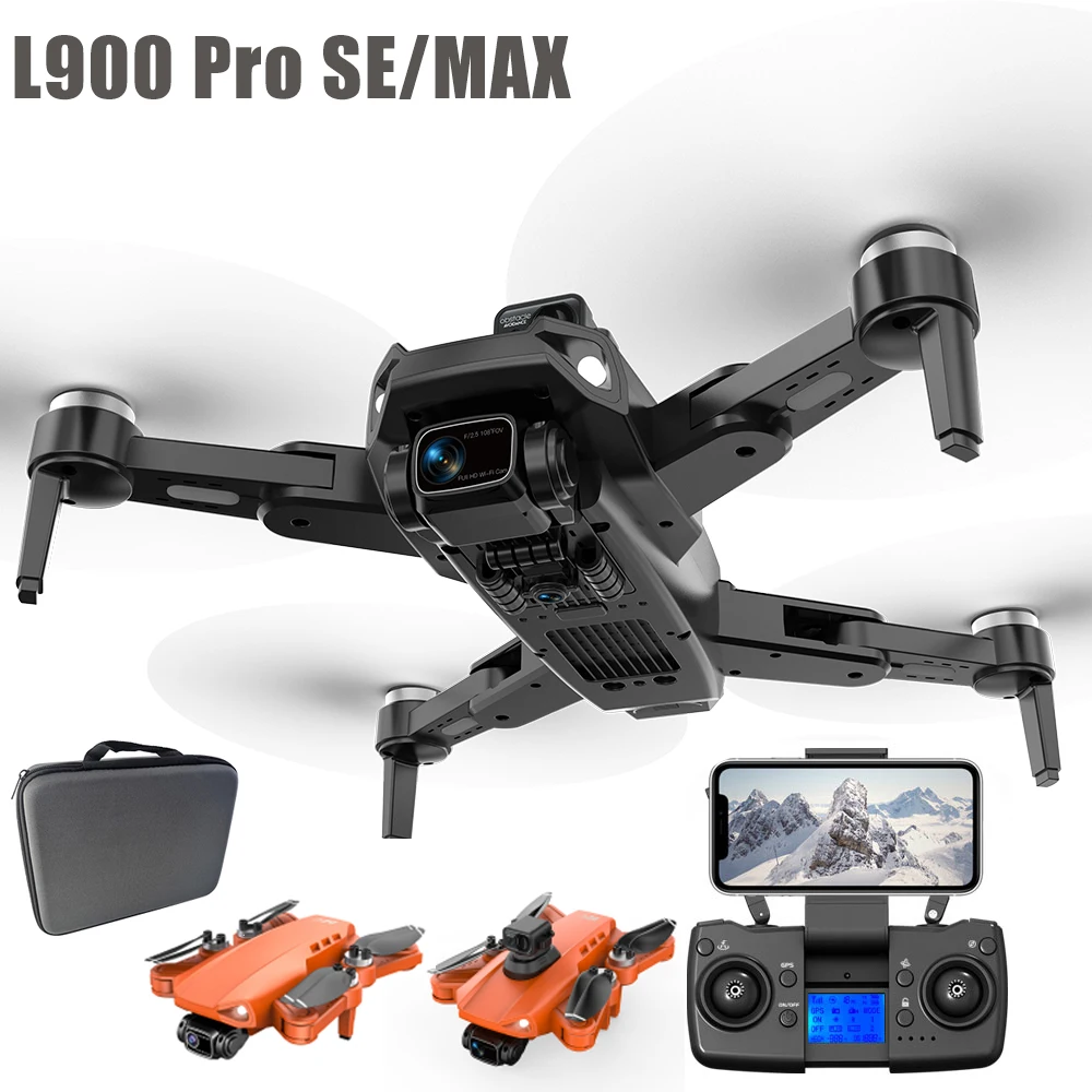 

L900 Pro SE MAX GPS Drone Profesional 4K HD Camera 5G WIFI FPV Quadcopter With Brushless Motor RC Mini Dron for Children Toys