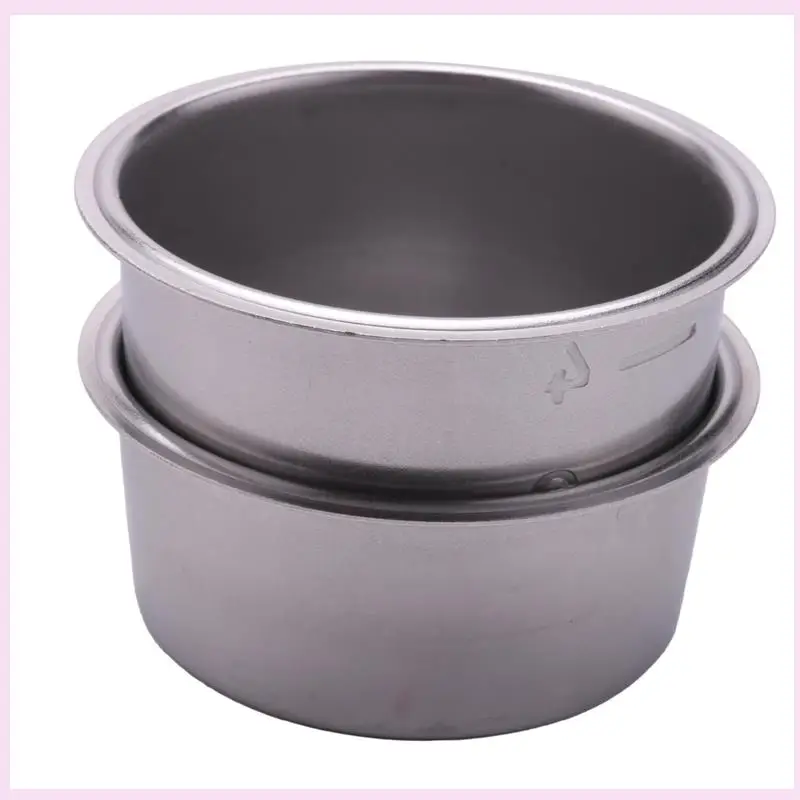 

B25B 2Set 51Mm 2/4 Cups Filter Replacement Filter Basket For Coffee Bottomless Portafilter For Delonghi Espresso Machine