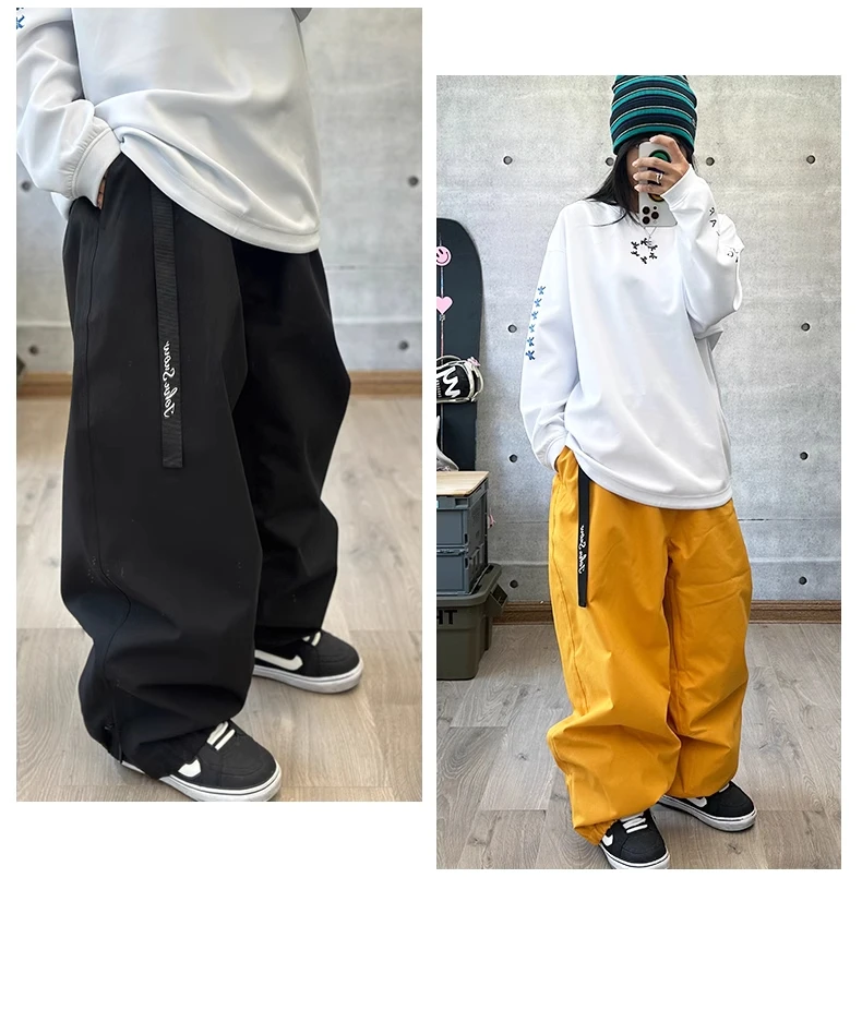 John Snow Neue Winter-wasserdichte Damen- und Herren-Skihose, atmungsaktiv, winddicht, Schneehose, Outdoor, männlich und weiblich, Snowboardhose – Detail 19