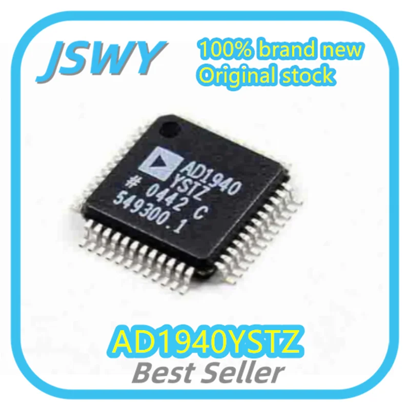 (3/10 pcs) AD1940YSTZ LQFP-48 28-bit Single Chip Multi-Channel Audio DSP Processor IC Original Bulk Stock