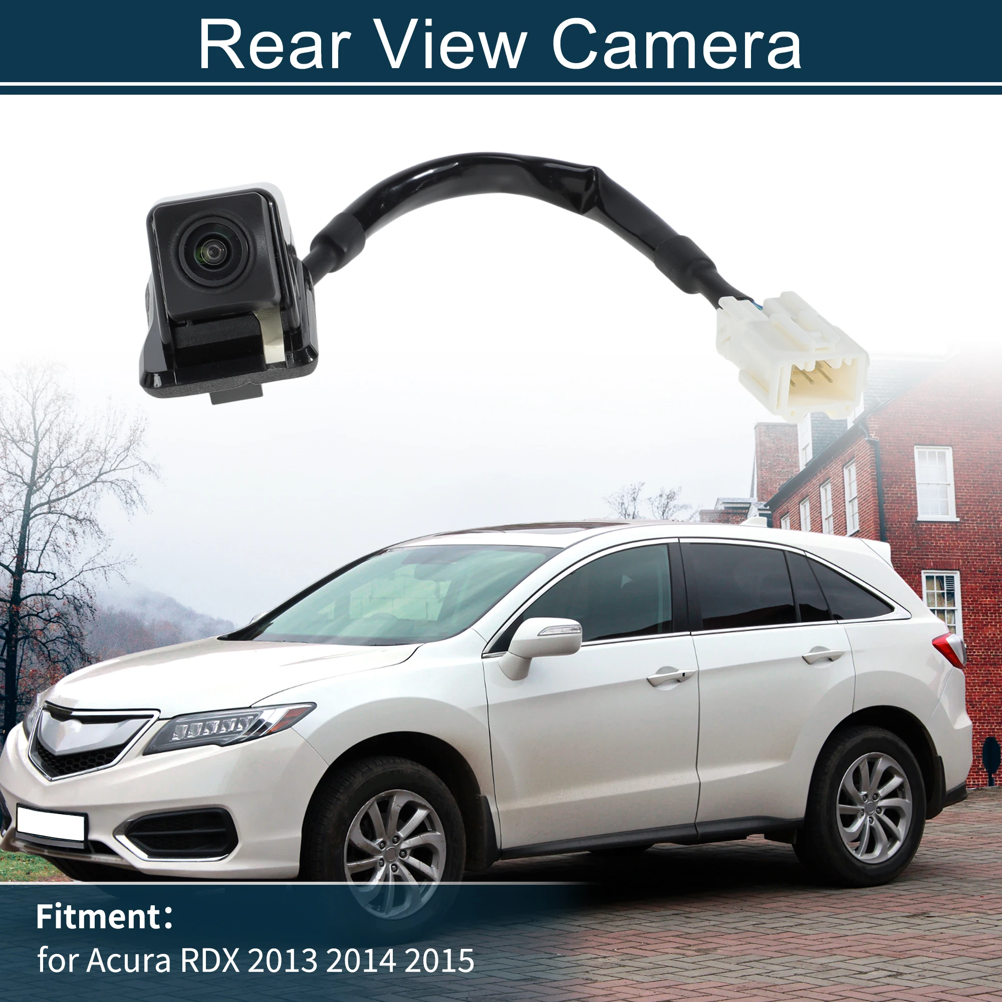 UXCELL Rear View Park Assist Backup Camera for Acura RDX 2013 2014 2015 39530-TX4-A01