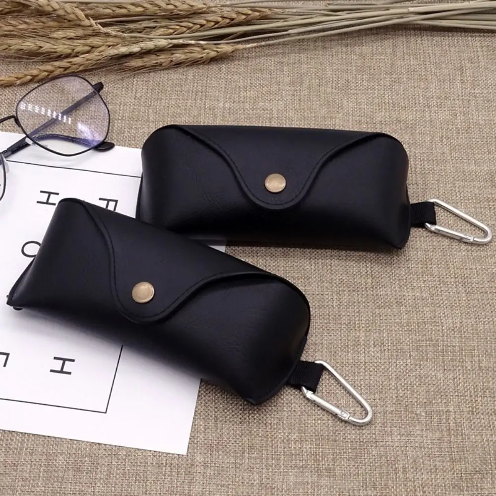

Accessories With Metal Buckle Optical Glasses Case Black Sunglasses Box Glasses Bag PU Leather Eyeglasses Pouch