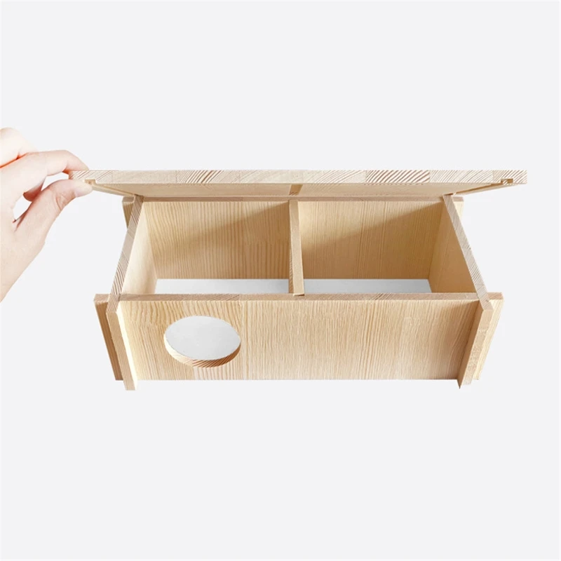 Chalet pour hamster et souris – Maison en bois à étages