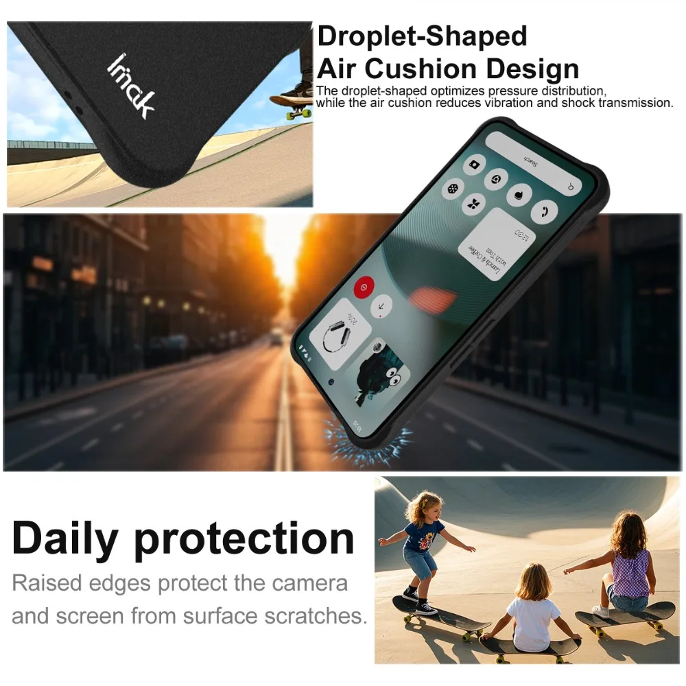 ل لا شيء الهاتف (3) 5G 2025 ماتي الغطاء الخلفي IMAK عدسة الكاميرا درع مرنة Ari حقيبة كابا لا شيء الهاتف 3 حالة الهاتف 3 لينة eتوي