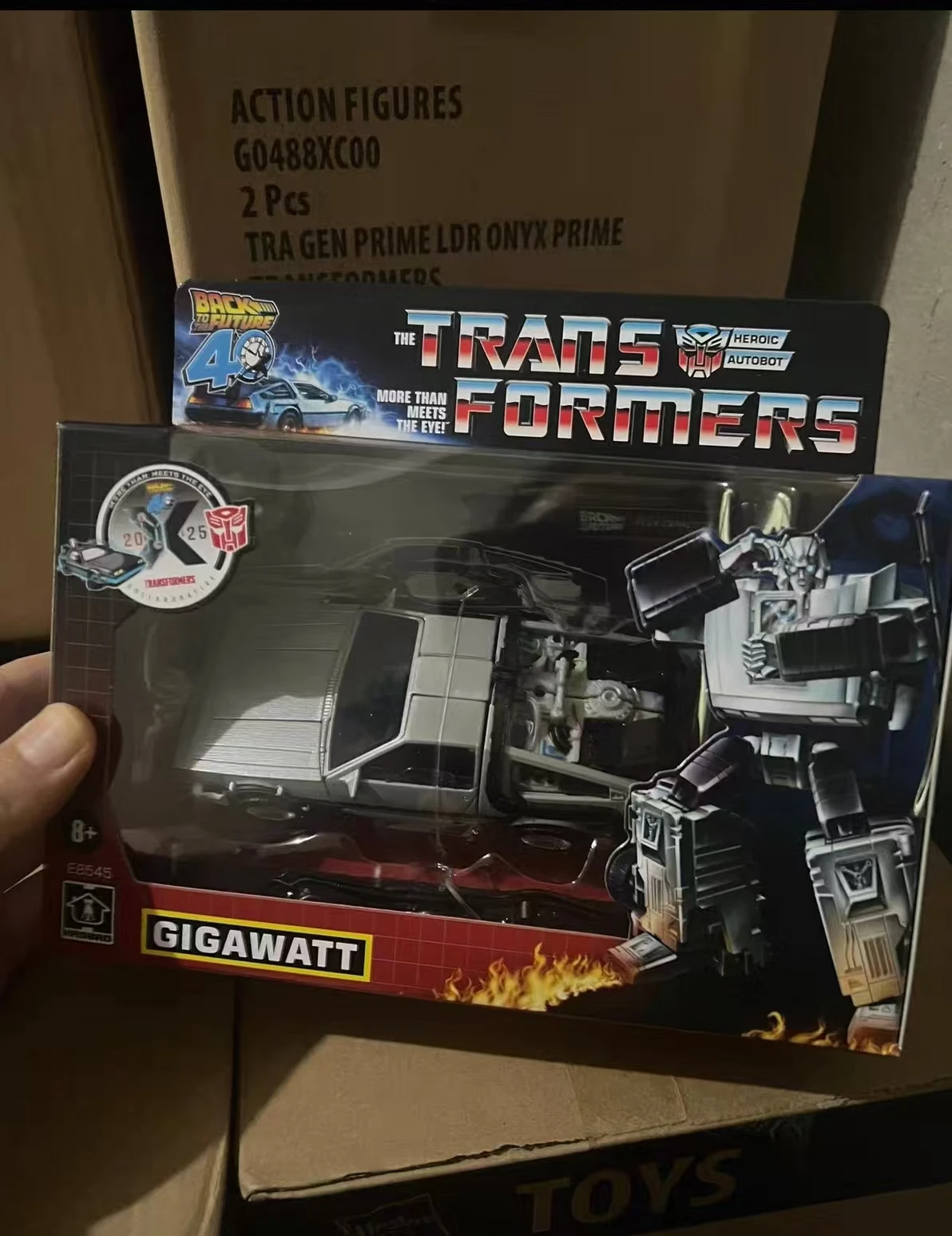 

24-hour Delivery E8545 3c Version Transforming Toy Back To The Future Joint Gigawatt Action Figure Collection Gift