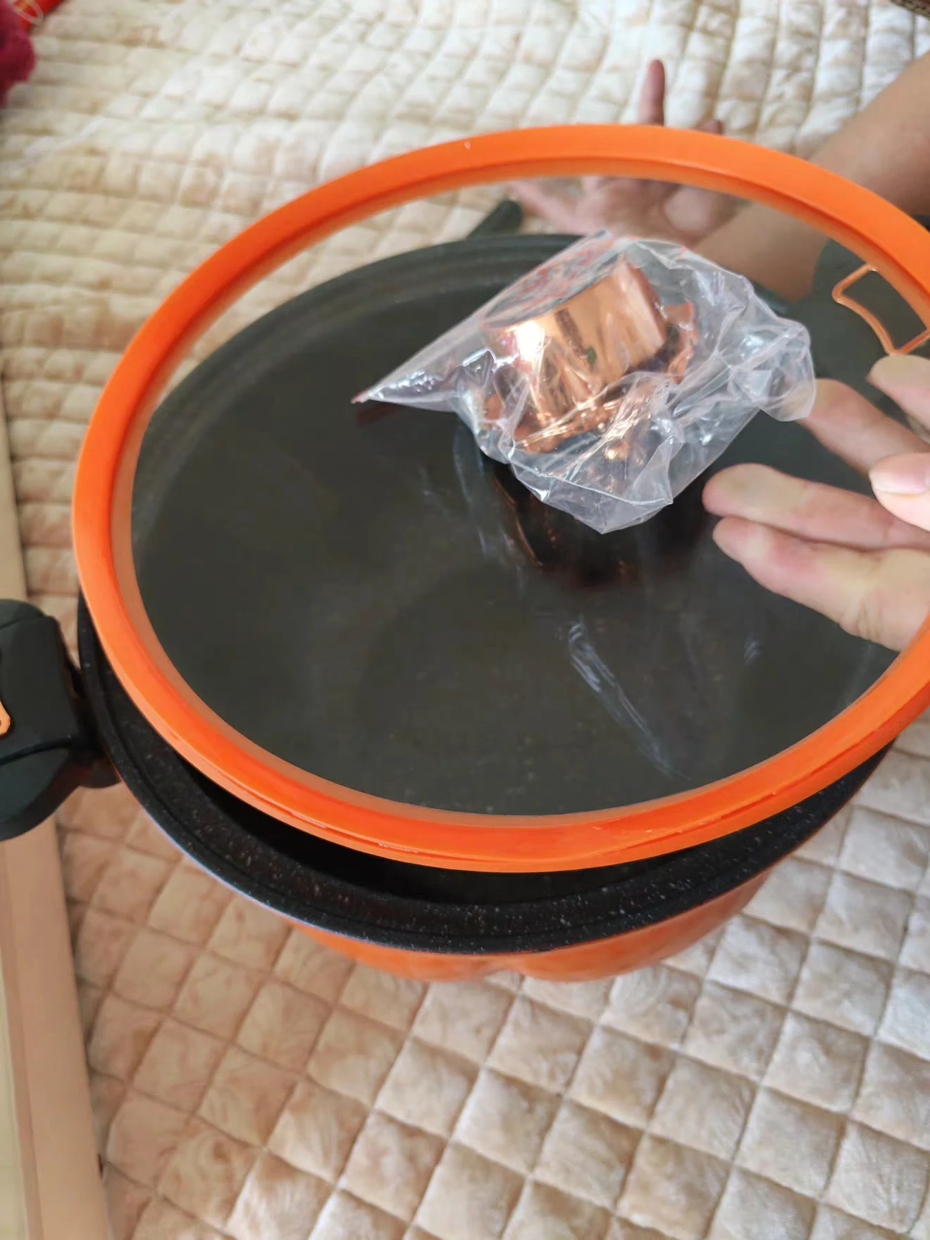 Non-Stick Pumpkin Pot Micro Pressure Soup Pot Casserole Double Ear Cooking Pot for Gas Stove Home Kitchen Gift