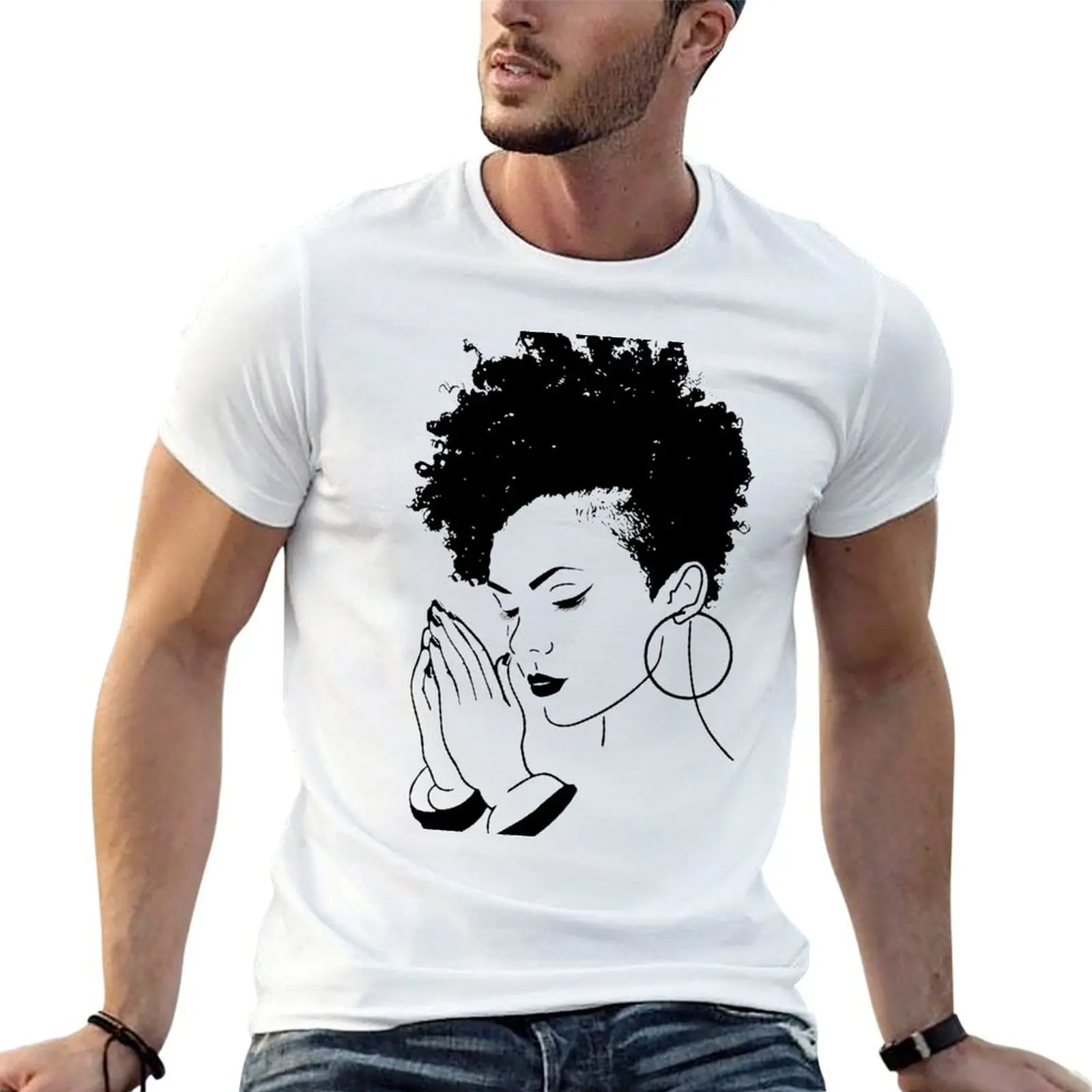 

Black Woman Praying African American Nubian Princess Queen T-Shirt t shirts designer T-Shirt