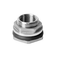 304 Stainless Steel Water Tank Joint Inlet/Outlet Internal/External Thread Fish Tank Water Bucket Accessories Oil Drainage Joint