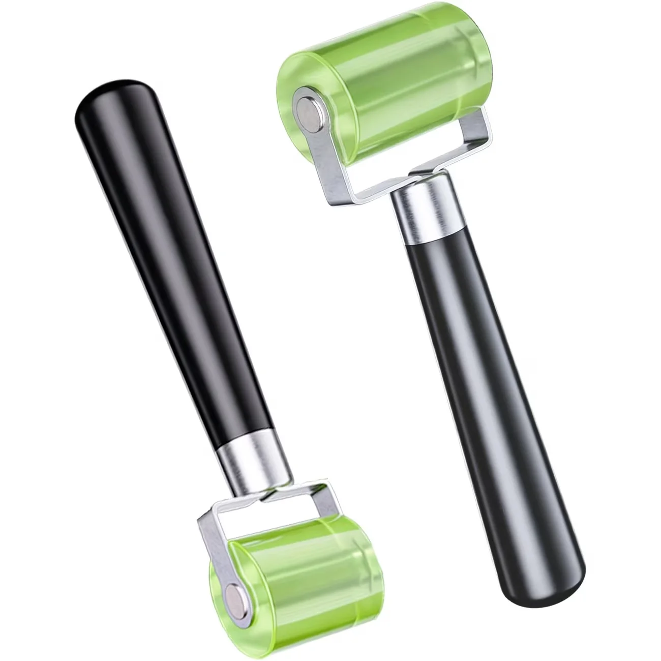 Dual Bearing Solid Pressure Roller Handheld Woodworking Edge Banding Roller for Leather,  Membrane & Self-Adhesive Paper Bubble