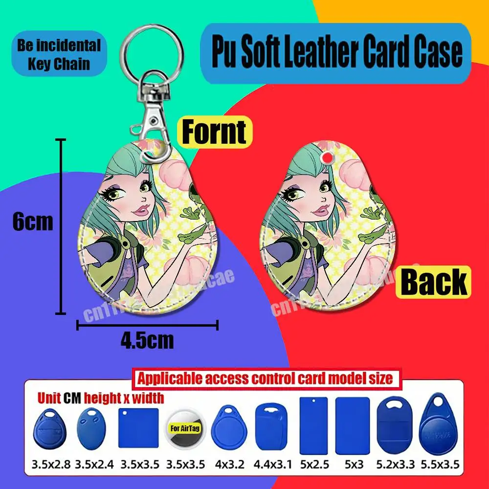 For R-Regal Academy Joy LeFrog For Air Tag Case Card Holder Sleeve ID Badge Credit Bank Access For AirTag Case Shell