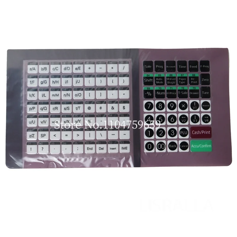 Brand New Keyboard Film Key Sheet for Yousheng TM-2017 Lable Scale Keboard Film English Version