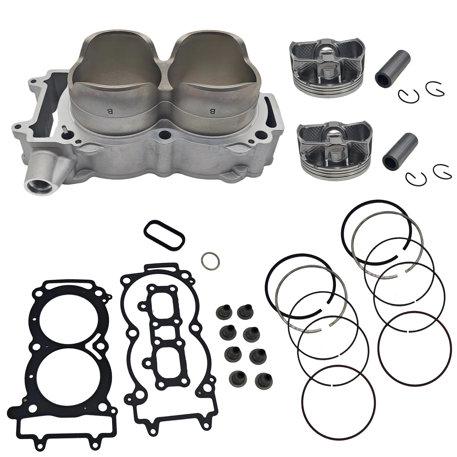 Complete Top End Rebuild Cylinder Piston Gasket Kit For Polaris Ranger 900 XP 2013-2016 OE 3022579 3022442 ATV UTV Parts