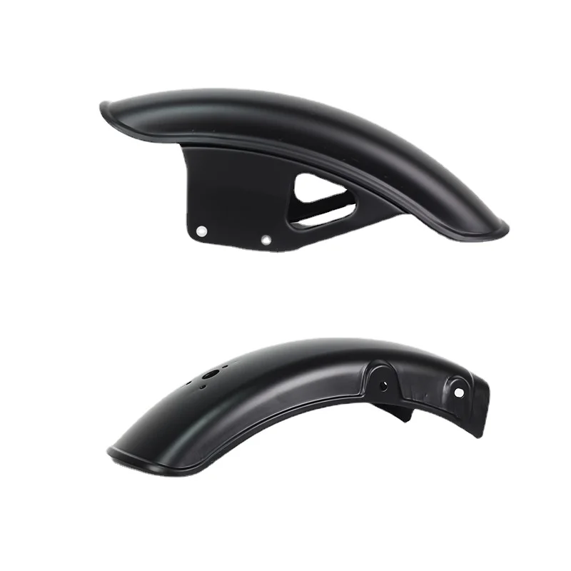 Universal Motorcycle Retro Black Front Rear Fender Retro Mudguard Cover Metal Protector For Suzuki GN125 GN250 GN 125cc 250cc