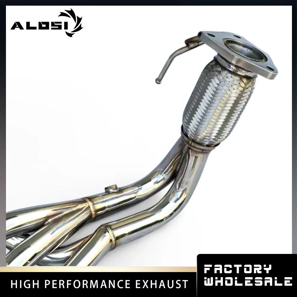 

For Honda Accord 2.4 2003-2007Exhaust Manifold Header High Performance Exhaust Modified Racing Performance Factory Direct