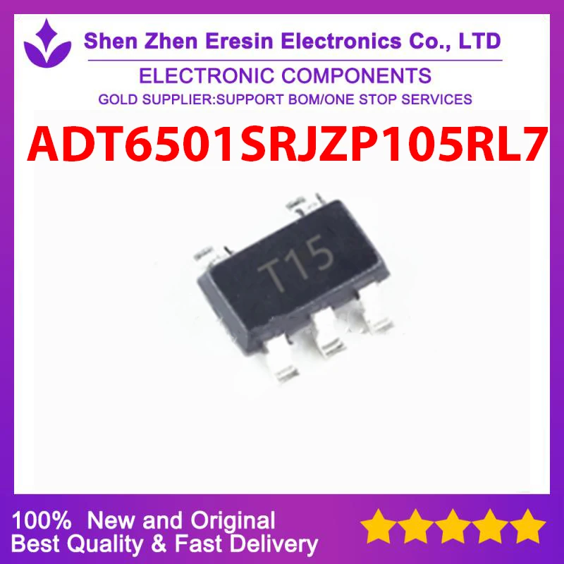 Free shipping  10PCS/LOT    ADT6501SRJZP105RL7  SOT23-5      New and original