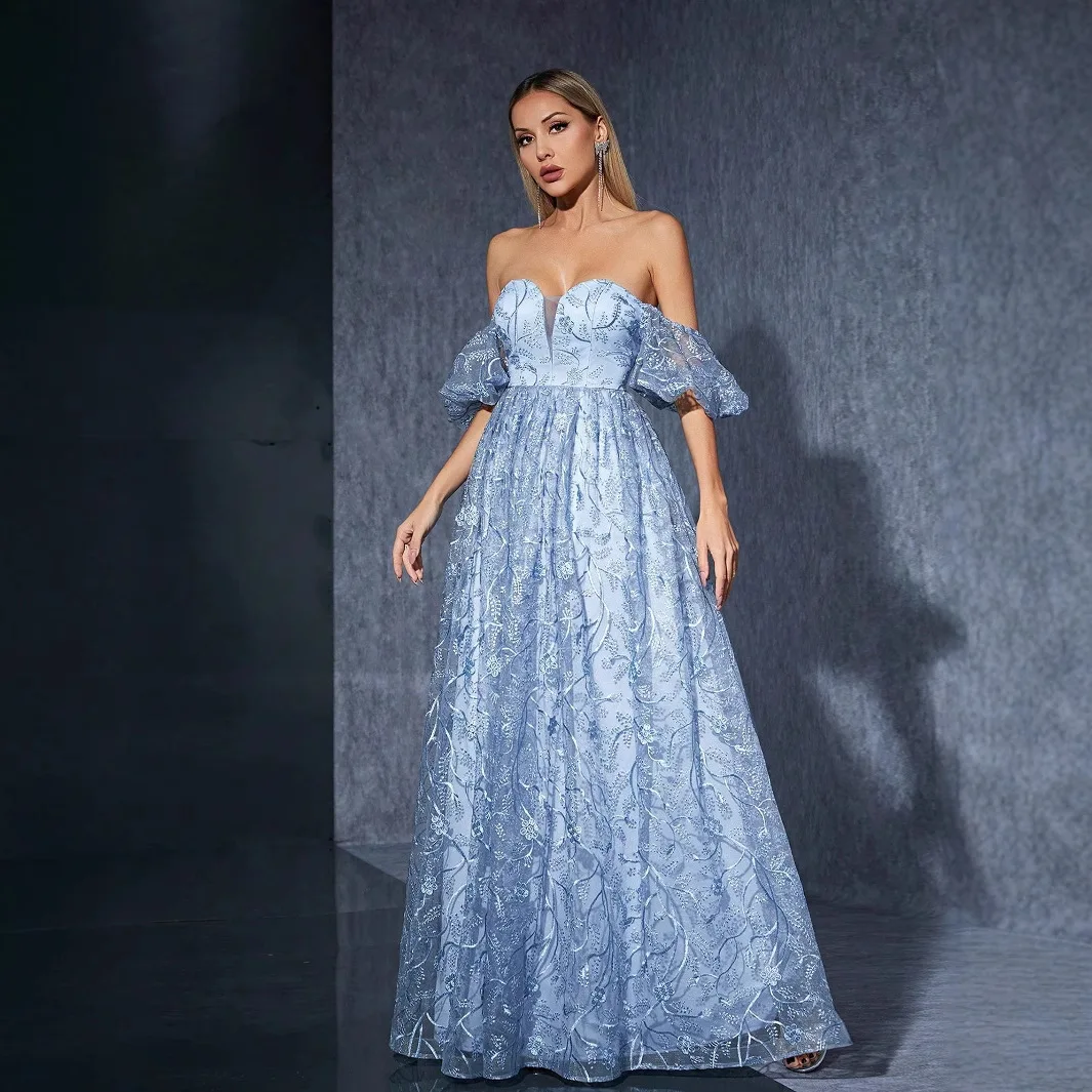Sexy Long Dr Birthday Cotail Par Evening Gown Wedding Performance Celebration mid Waist Silk Fabric ort Sve