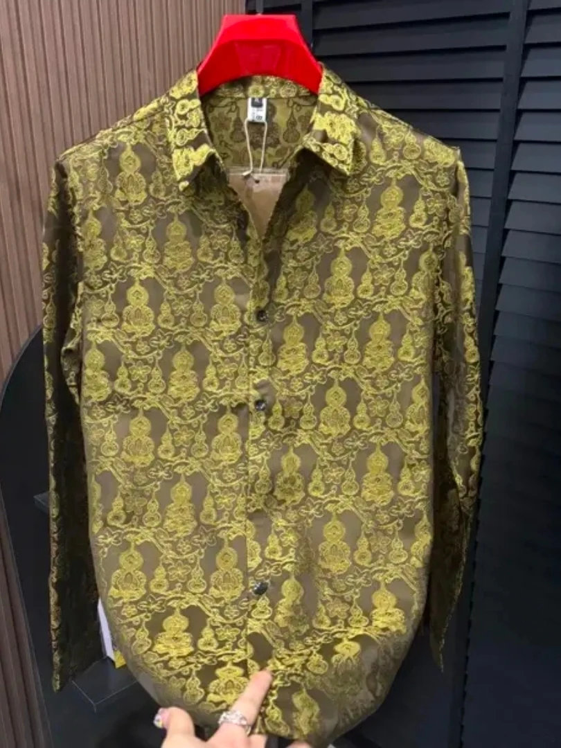 

High Quali Men's Long Sve irt Spring Autumn New Sle Comfortable Skin-friendly Versatile Busin Casual Faionable