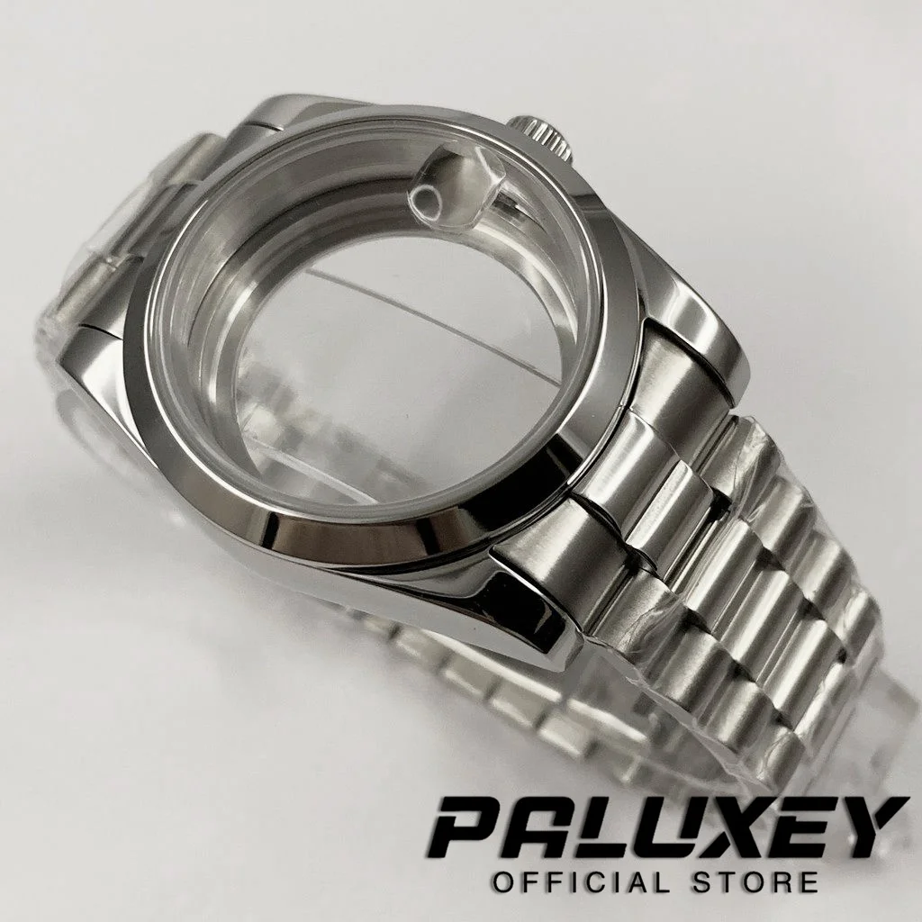 Корпус часов из стали 316l с сапфировым стеклом 36 мм/40 мм и ремешок президента для механизма NH35/36 ETA 2824 PT5000