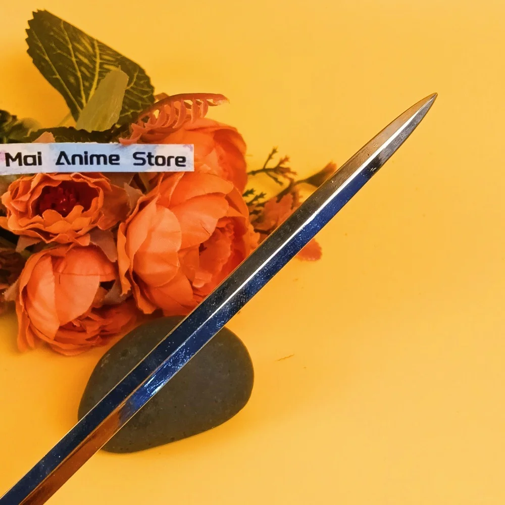 8.6in metal chinês antigo katana lâmina vermelho anime ninja faca espada tamanho real japonês katana original samurai sabre brinquedo presente