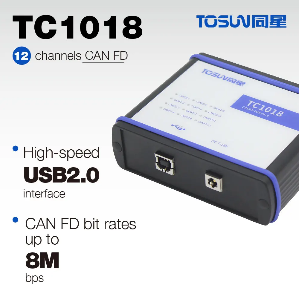 TC1018 - 12-way CAN(FD) to USB Interface