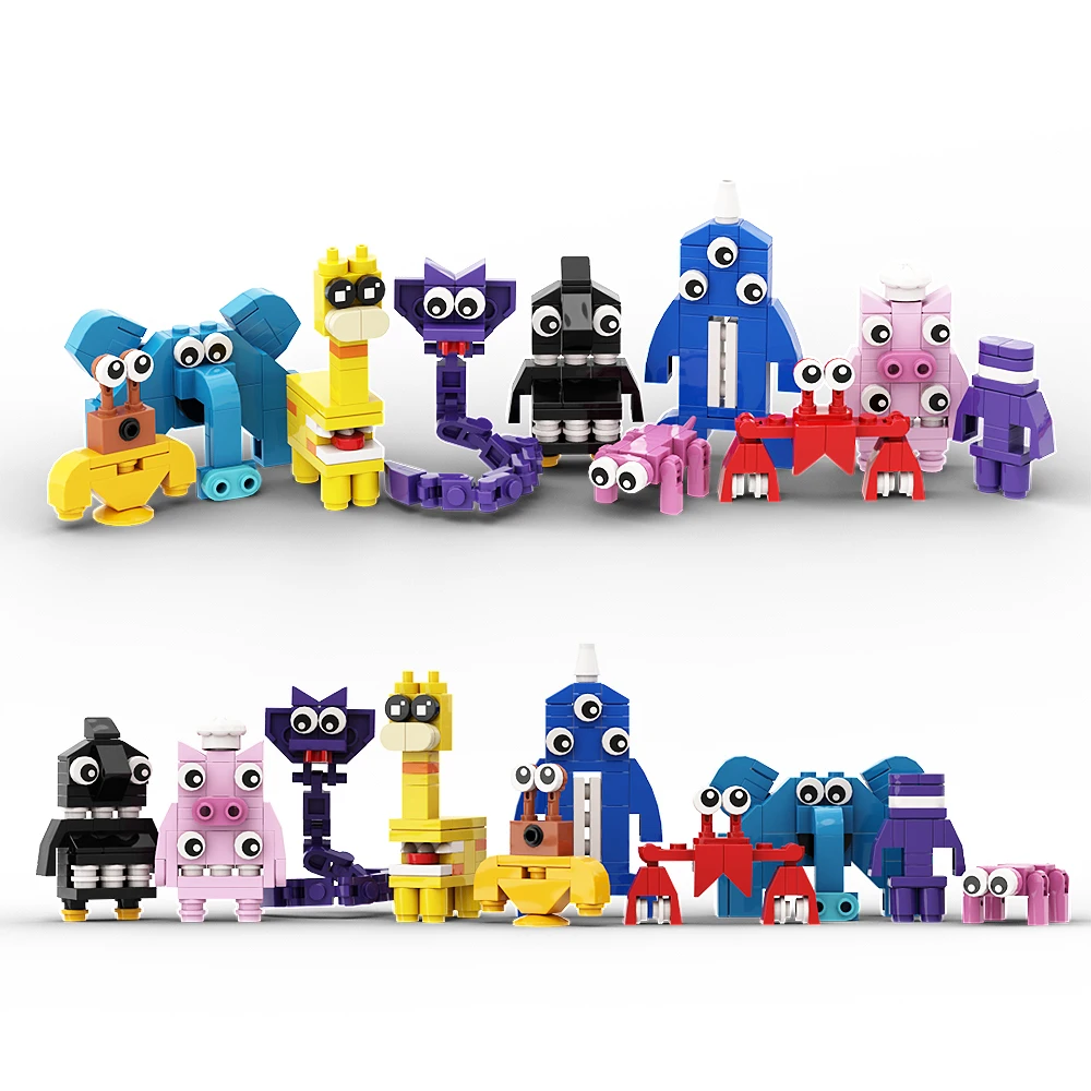 Gobricks All Members Garten of BanBan Jumbo Josh Horror Game Anime Figure Moc Building Block Educational Toys For Children Gifts