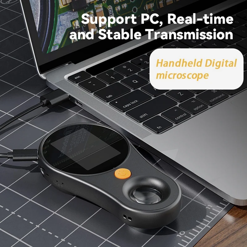 500X Magnification Digital Handheld Microscope Magnifier Glass+Light For Electronics Coins Jewelry Watch Repair-A69F