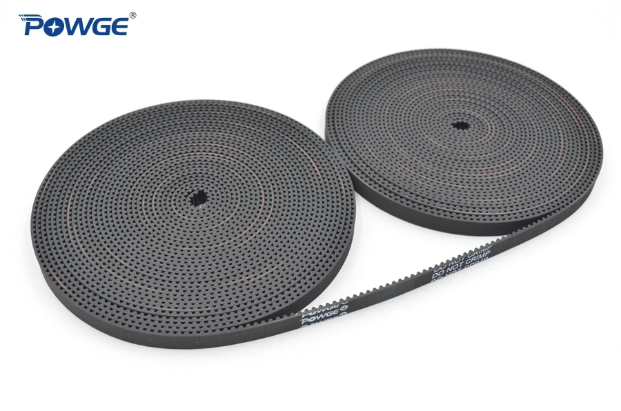 Powge 2MGT 2 メートル 2GT GT2 オープン同期タイミングベルト 2M-6 2GT-6 幅 6 ミリメートルゴム小バックラッシュリニアモーション 3Dプリンタ 10 メートル