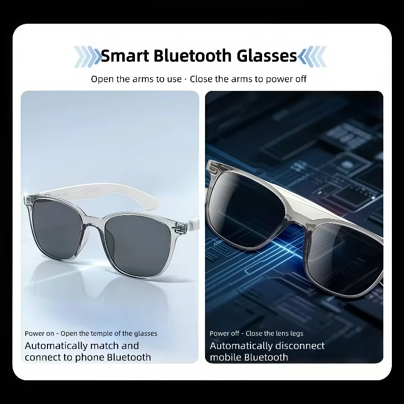 

GT-35 AI Smart Translate Sunglasses Bluetooth Call Noise Canceling Music PlayCall Translate Smart Glasses for Studying Travaling
