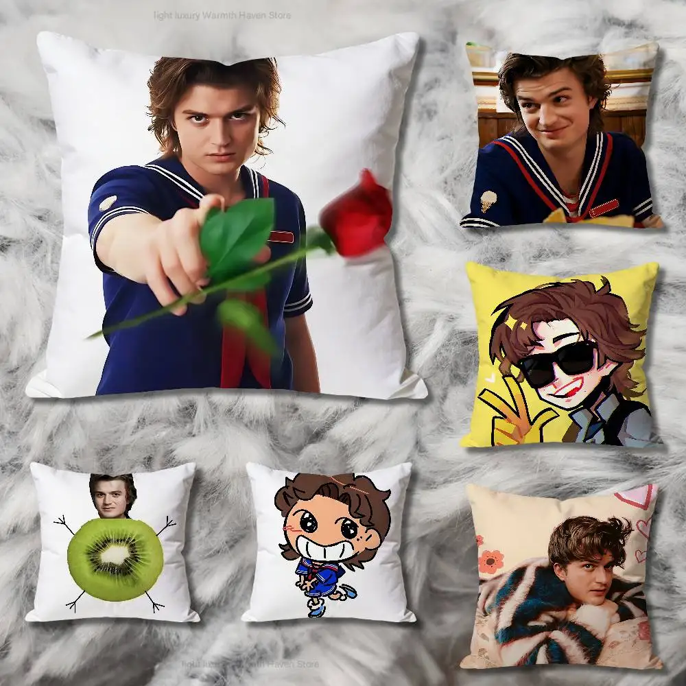 

Funny J-Joe K-Keery Anime Celebrity Merchandise All-Match Printed Pillow Case Sofa Car Office Room Decoration Protector