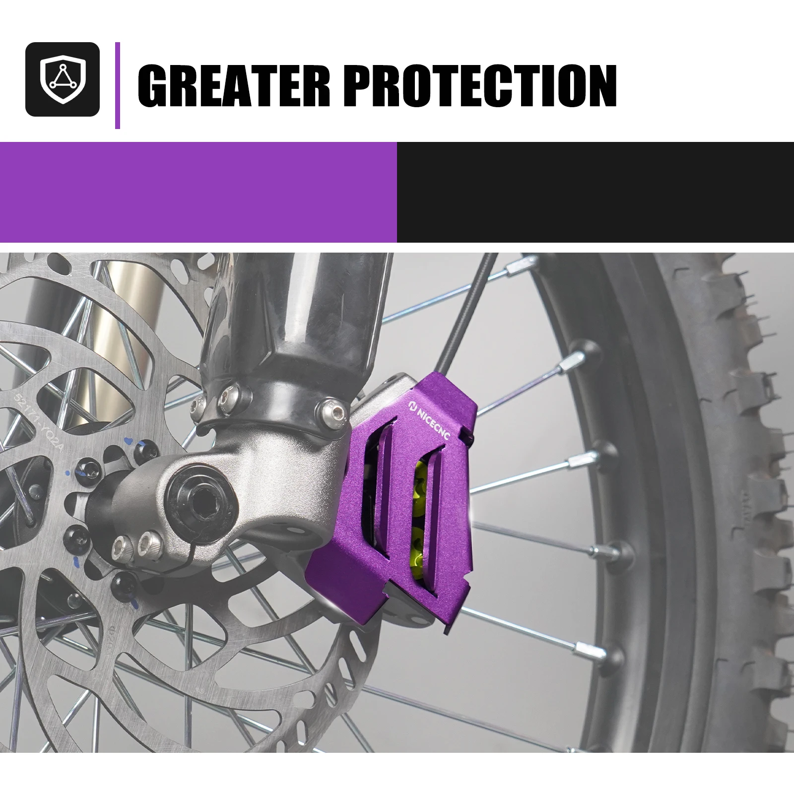 

NICECNC For Surron Light Bee X S L1E For Segway X160 X260 Motocross Front Brake Caliper Guard Protecor Electric Dirt Bike