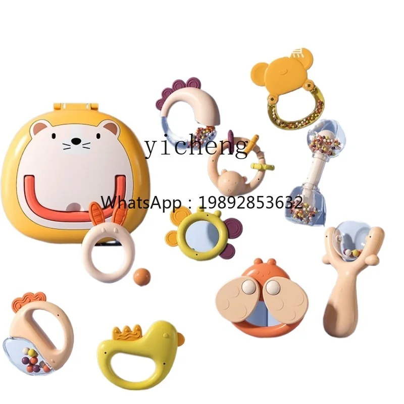 Z Z Baby Rattle Toy Early Childhood Education Biteable Teether Newborn Toddler and Baby Gift Box Gift