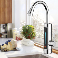 3300W 360° LED Electric Faucet Instant Hot Water Heater Heating Tap Kitchen Bathroom