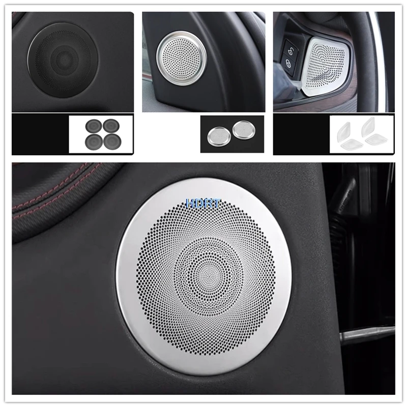 

Подходит для Land Rover Discovery Sport 2020-2023, автомобильный Стайлинг, аудио кольцо, внутренняя ручка, динамик, дверной звуковой сигнал, аксессуары