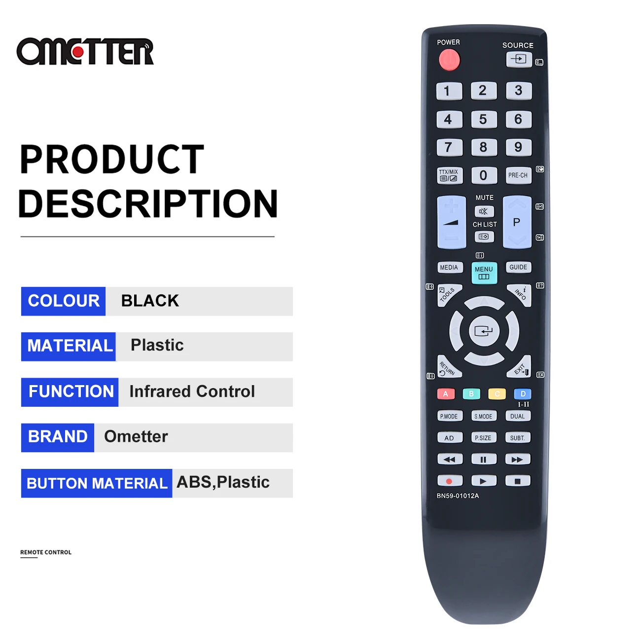 Nowy BN59-01012A do pilota Samsung TV BN5901012A PS50C450B1 PS50C451B2D