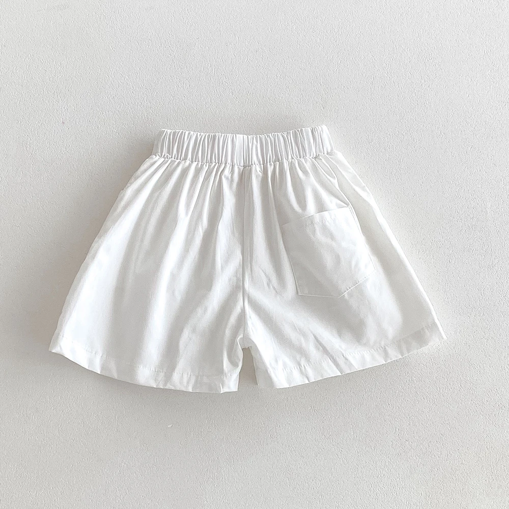 Vintage Baby Mädchen Jungen Shorts Sommer gemütliche Baumwolle atmungsaktiv 3 Taschen Design Kinder kurze Hosen Kinder kurze Baby Bloomers – Detail 11