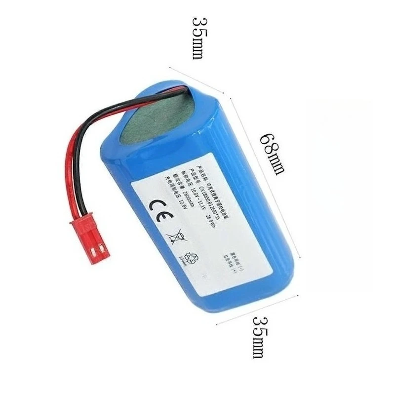 حزمة بطارية مكنسة كهربائية 11.1 فولت 2600 مللي أمبير 3S1P 18650 #3