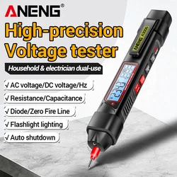 ANENG A3006 Pen Multimeter Mini Digital 4000 Counts Professional AC/DC Voltage Ohm Diode Capacitance Resistance NCV Test Tools