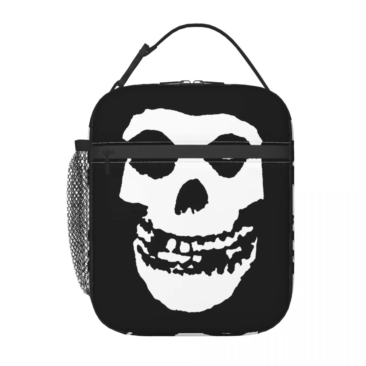 Skull Misfits Insulated Lunch Bag Thermal Bag Reusable Large Tote Lunch Box for Men Women Office Picnic