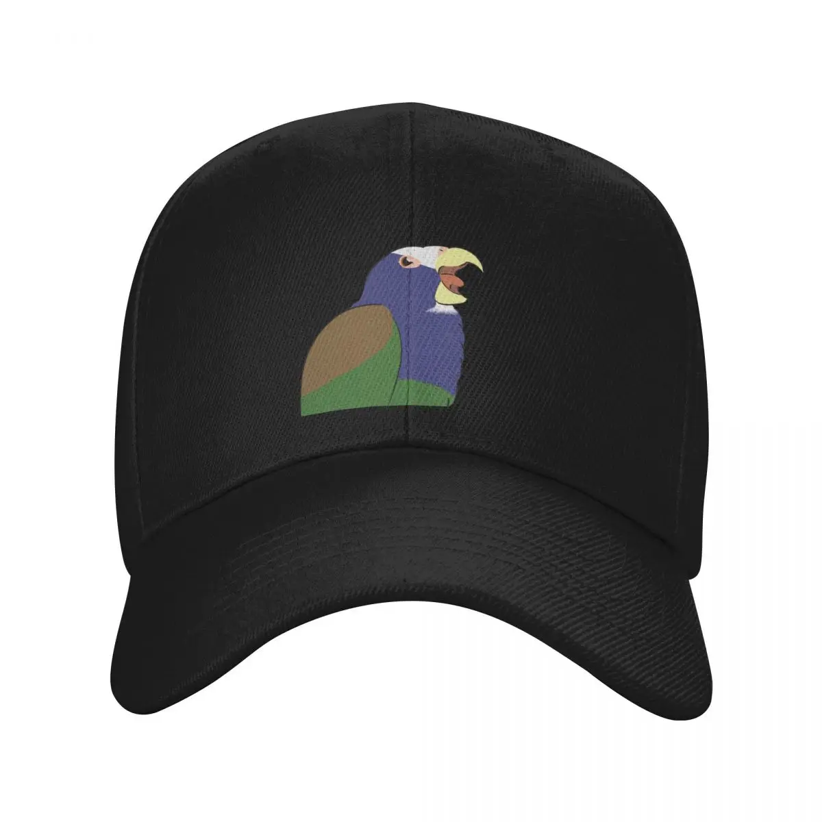 Angry Pionus Parrot Baseball Cap Hood Designer Hat Golf Ball Cap Hats Man Women's