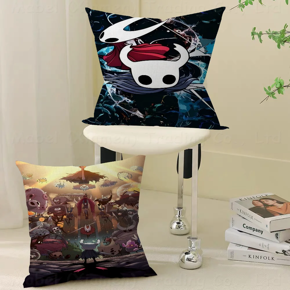 Anime Hollow Knight Pillow Gift Home Office Decoration Bedroom Sofa Car Cushion Cover Case 45x45