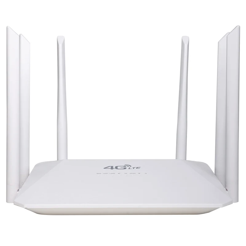 New 2023 CPE Hotspot 4G WiFi Router Wireless Broadband 3 Ports Modem Mifi Sim Card With 6 Antenna Portable WiFi Network