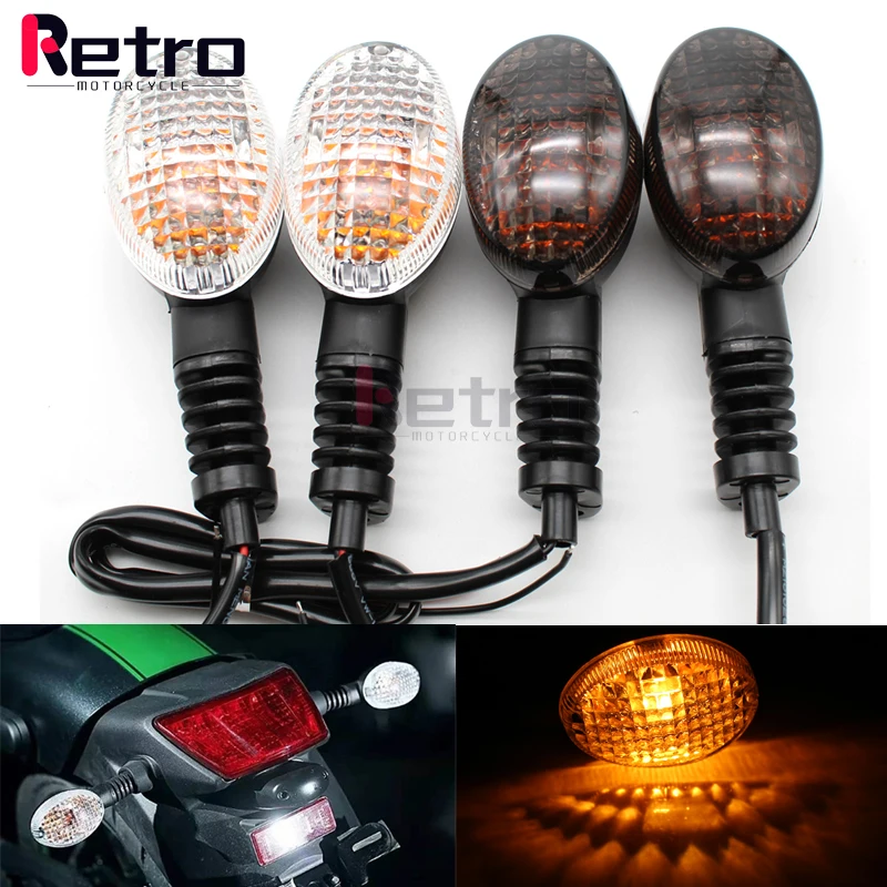 

Turn Signal Indicator For KAWASAKI NINJA 250/R VN650 Vulcan S KLX250 KLX250S KLX250SF KLX300SM Motorcycle Light Lamp Lens