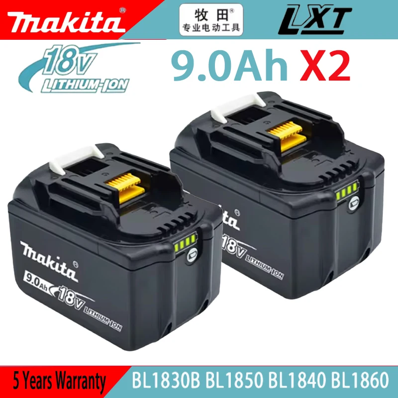 New Canon Makita 18V3A/5.0Ah/6Ah/9Ah rechargeable battery, suitable for Makita BL1830 BL1830B BL1840 BL1850