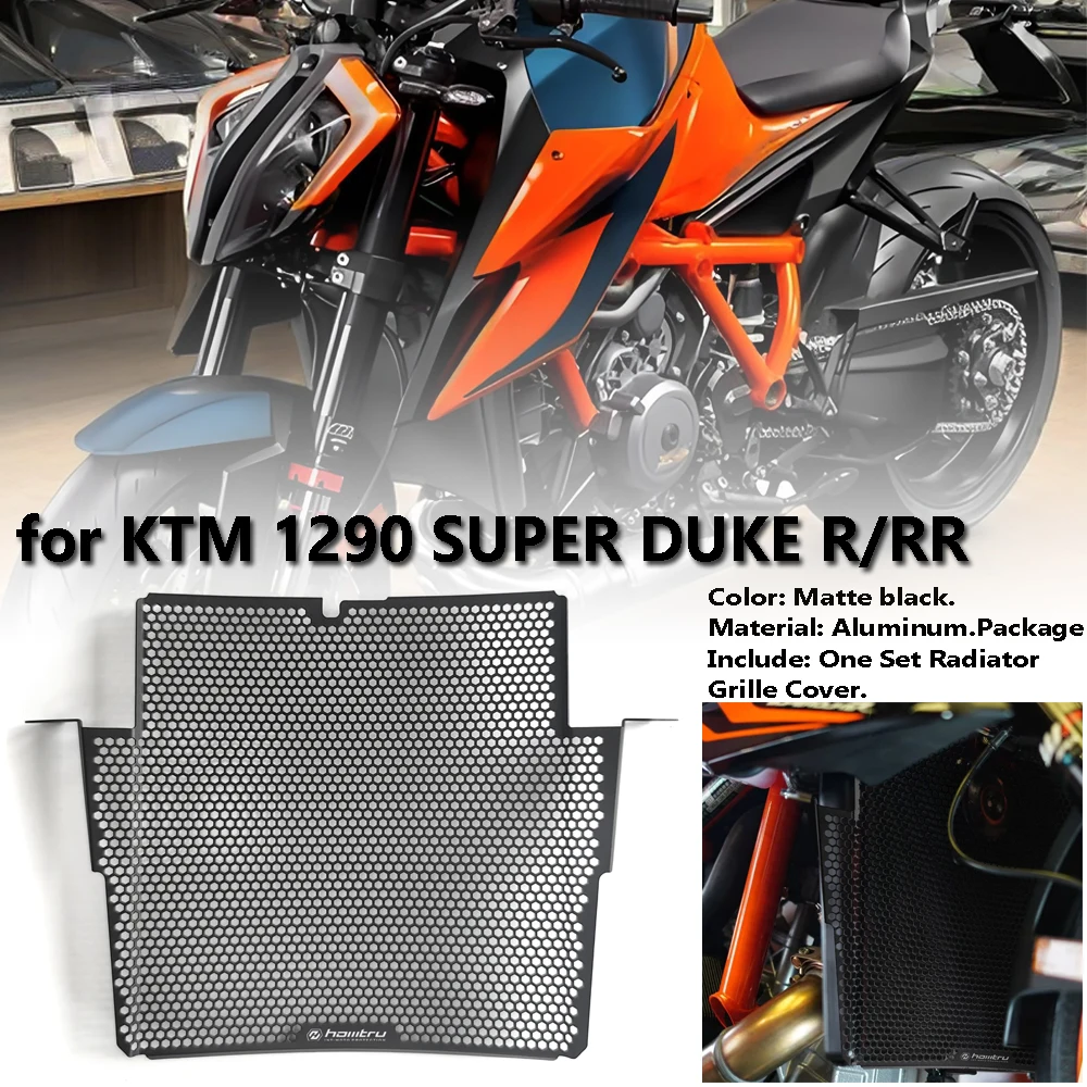 

for KTM 1290 SUPER DUKE R/RR Honeycomb water tank mesh motorcycle radiator core shield grille cover protection