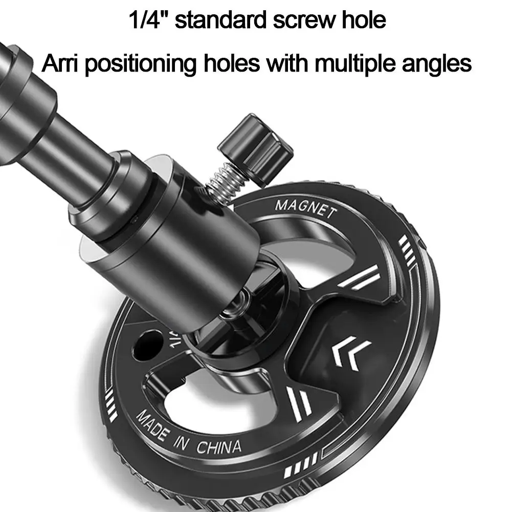 Магнитная опорная пластина держателя телефона с винтовым отверстием ARRI 1/4 для штатива Magic Arm для адаптера держателя телефона Magsafe