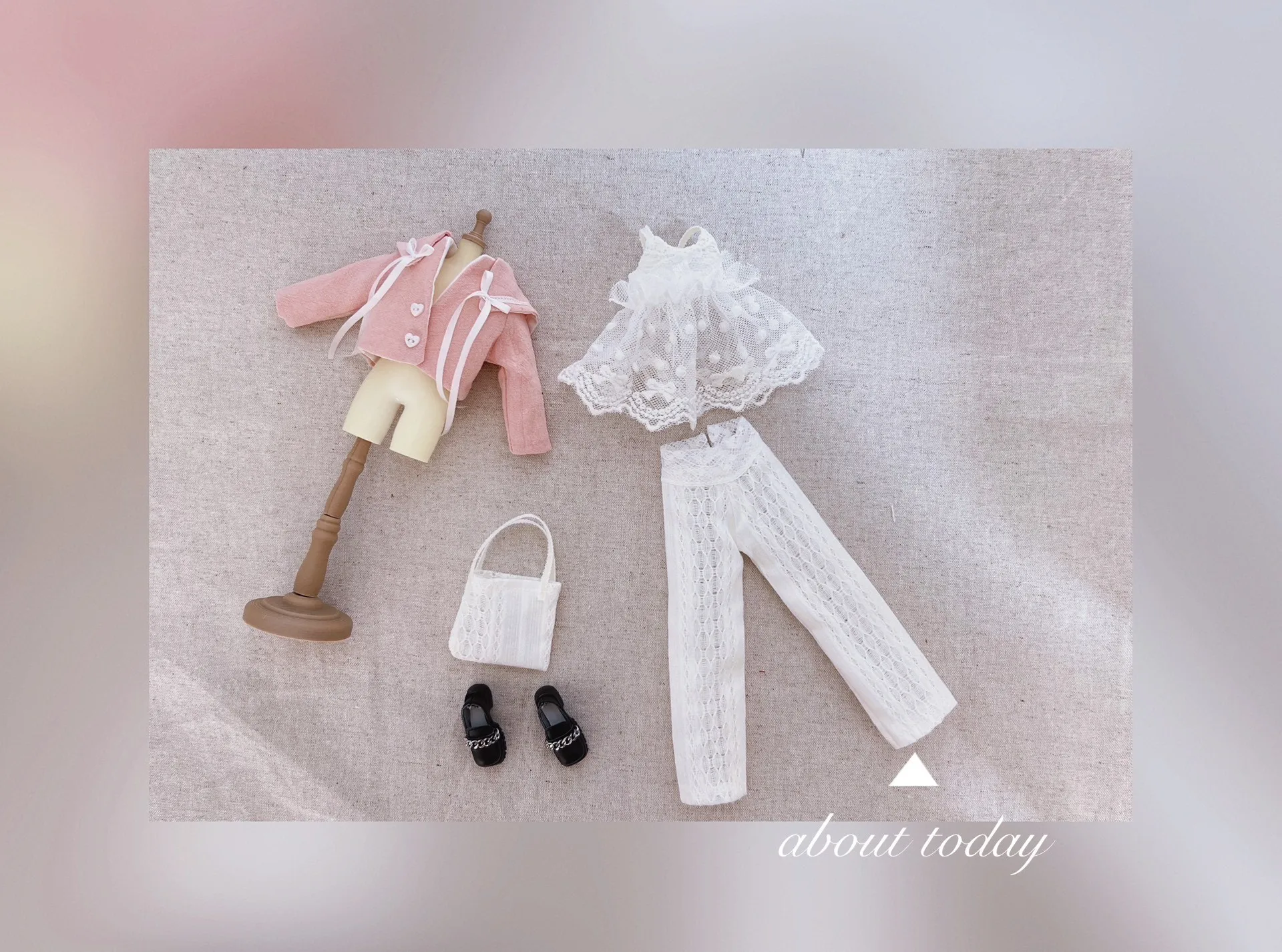 Roupas de boneca Dula Conjunto de jaqueta rosa Blythe Landoudou Landazz ob24 ob22 ICY JerryB 1/6 Boneca Bjd