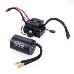 1:10 1:12 WaterProof F540 3650 3660 2300KV 3100KV 3900KV 2600KV 3300KV 4370KV Brushless Motor 60A ESC for RC Off-road Truck Car