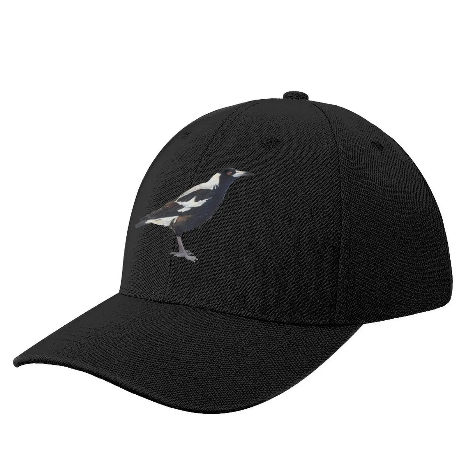 

Australian Magpie - bird watercolour painting Baseball Cap Winter hat Golf Hat Man Luxury Mens Caps Women's