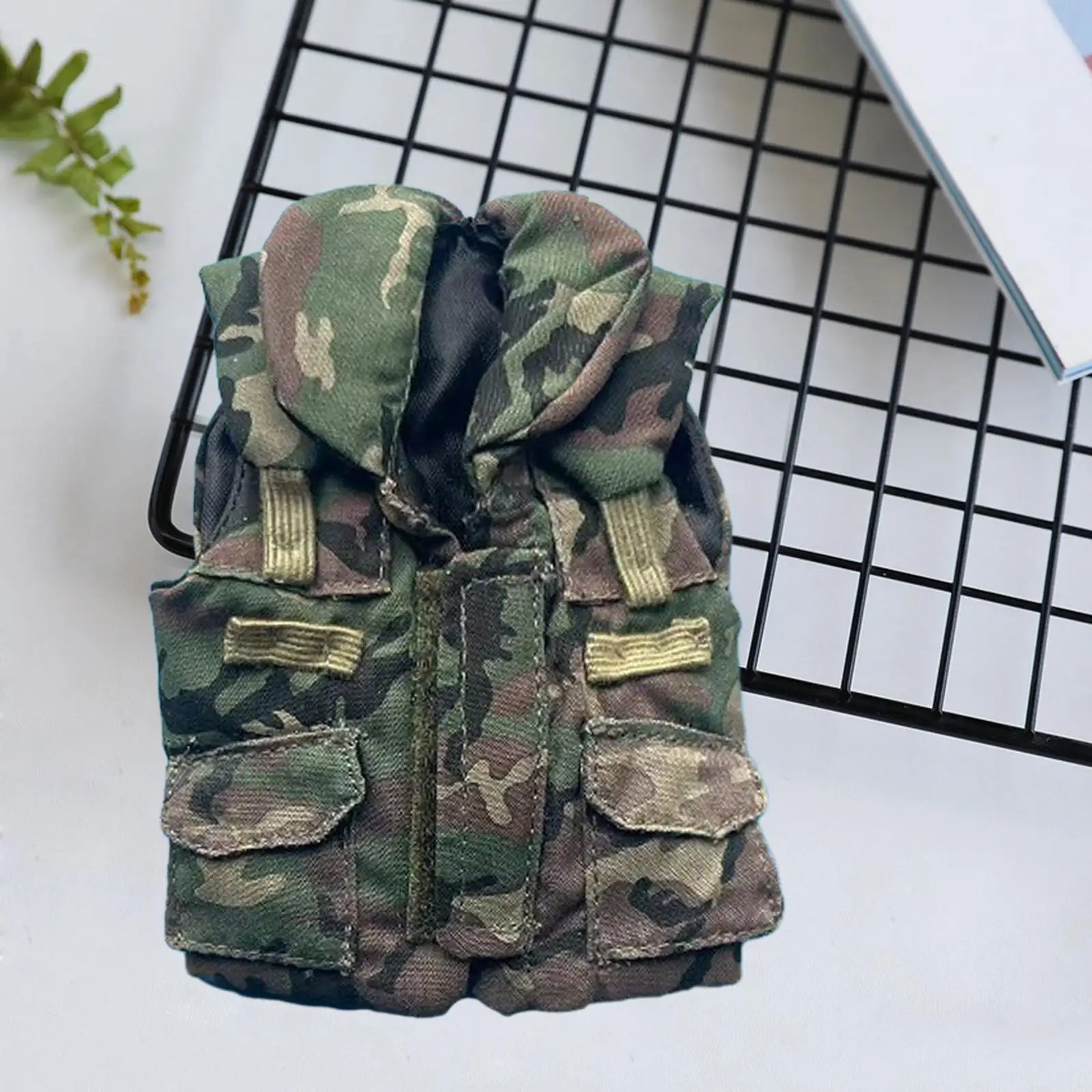 1/6 Soldier Jungle Vest Outdoor Protection Vest Clothes Fishing Vest for 12inch Male Action Figures Body Accessories