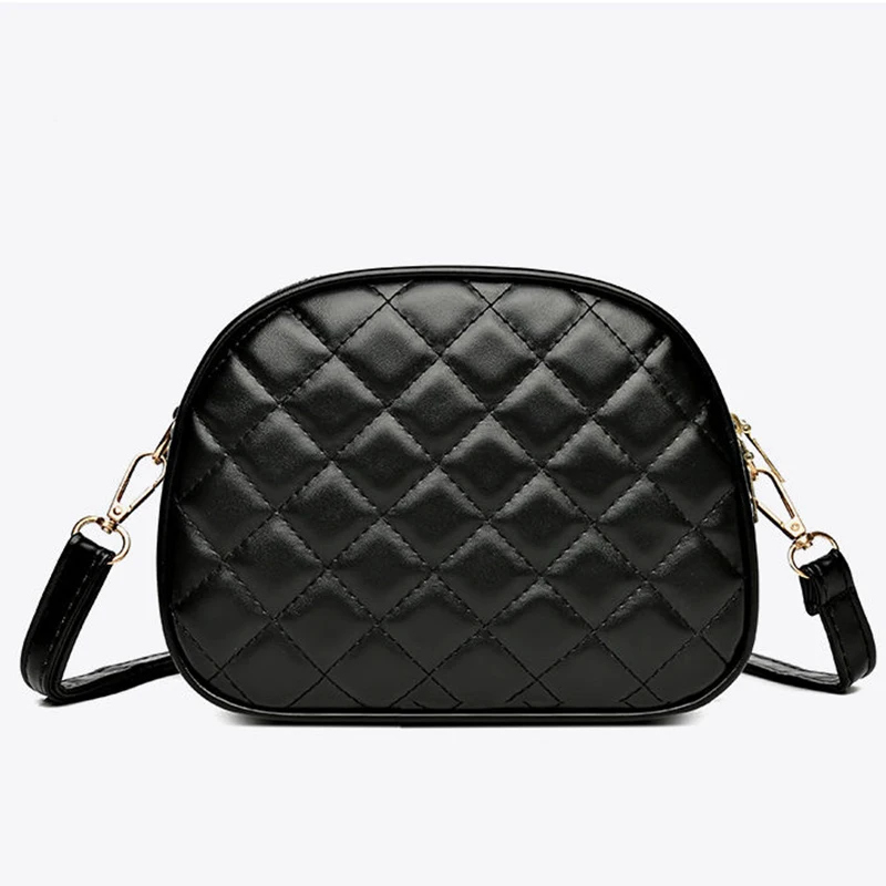 Einzel-Schulter-Umhängetaschen für Damen und Herren, einfache und vielseitige dreilagige Handtaschen mit Rautenmuster, Schuhtaschen für Damen – Detail 2